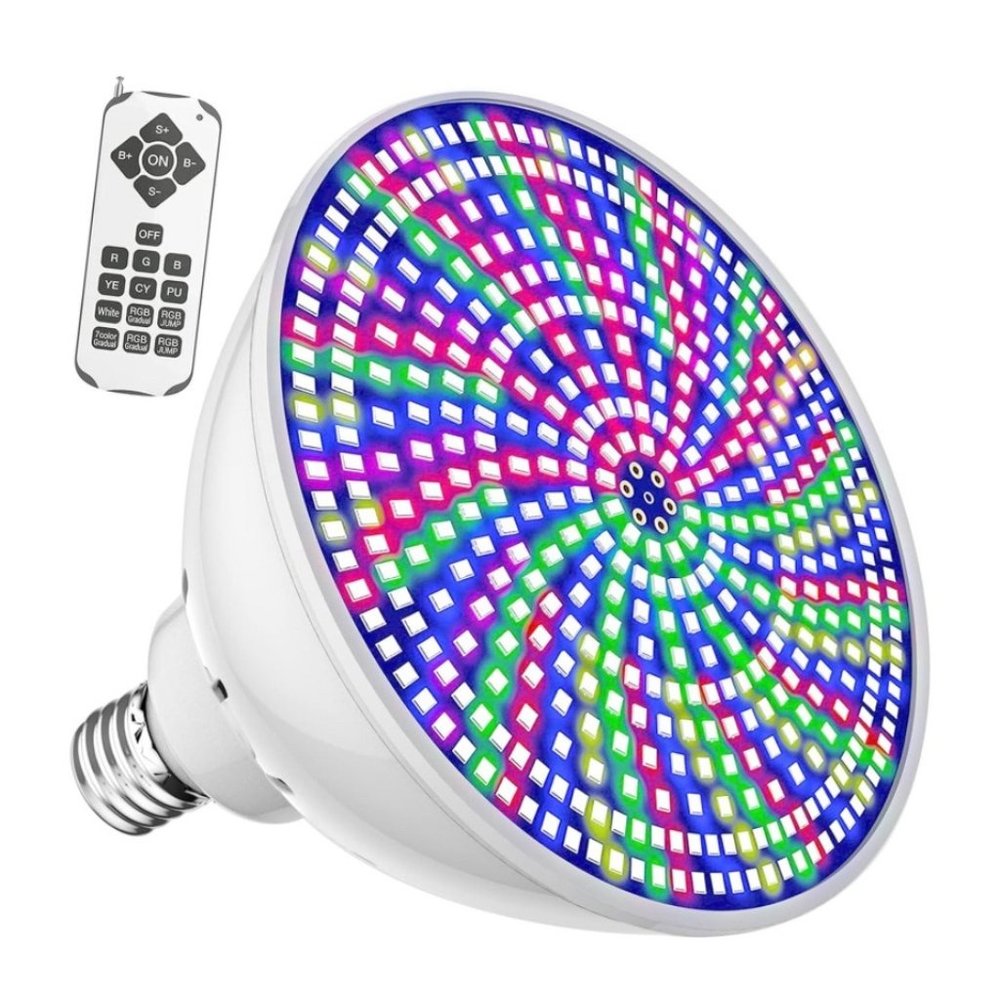 PoCare Pool Lights Bulb, 120V 45W RGB Color Changing Underwater LED Pool Light f